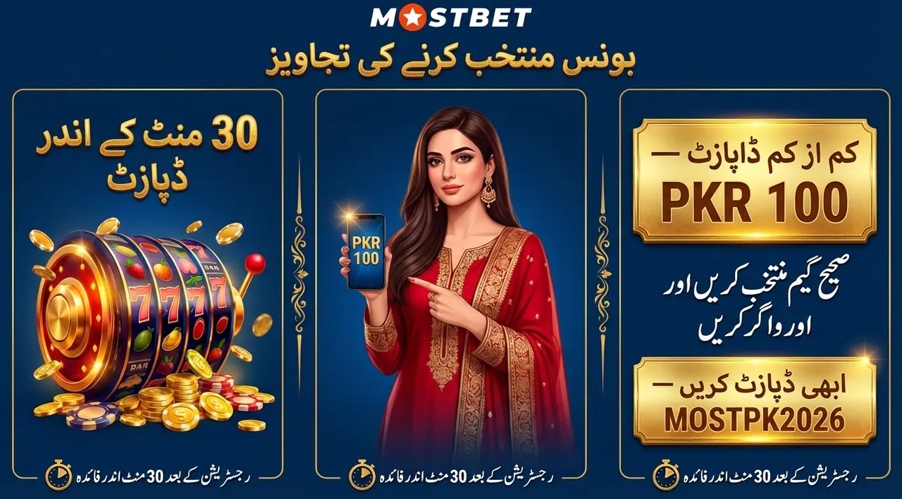 Mostbet Welcome Bonus and Promotions Pakistan