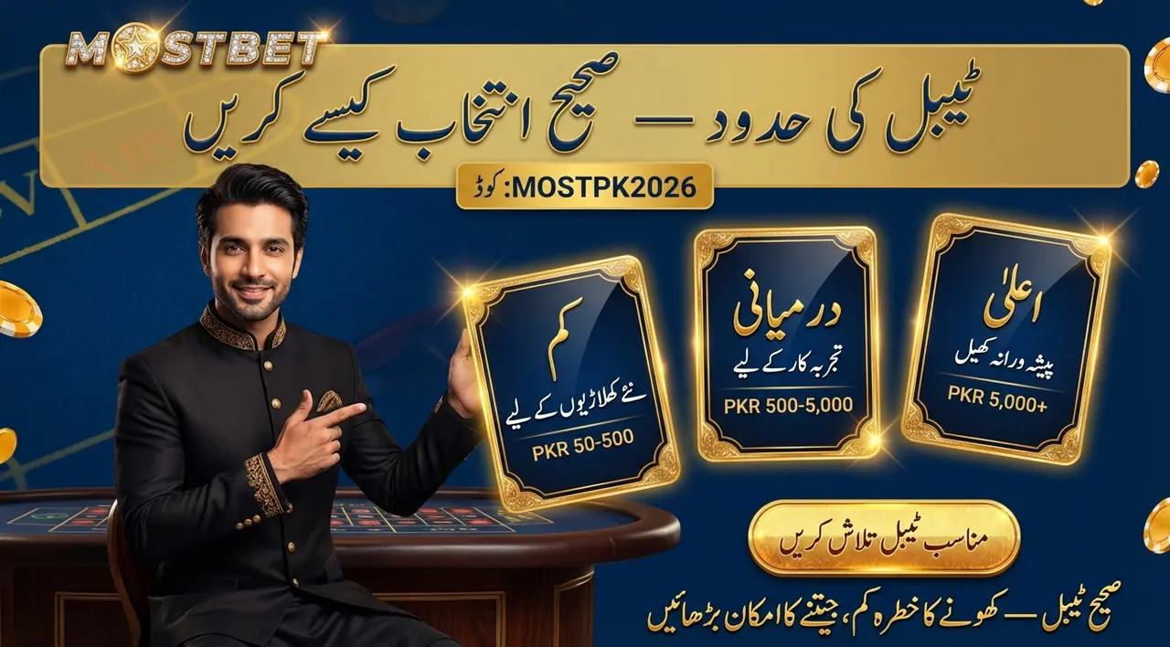 ٹیبل کی حدود اور صحیح انتخاب
